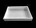Extra-Large PTFE PEFT Square Plate - Chemical-Resistant Polytetrafluoroethylene Tray for Industrial Use, 1pc(300x200x200mm)