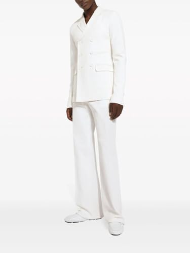 Men's 2 Pieces Suit Casual Notch Lapel Double Breasted Tuxedo Jacket & Pants4