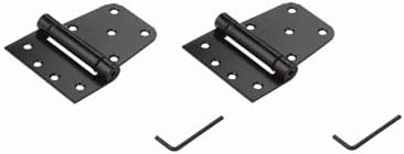 National Hardware N342-592 Heavy duty Auto-Close Gate Hinges, Black, 2-Pk. - Quantity 2
