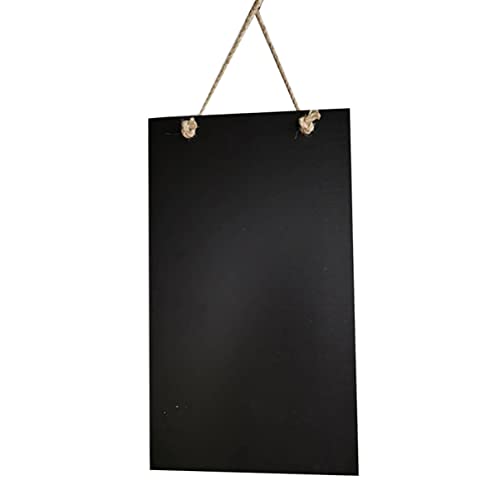 Nuobesty 1 Pc Pantry Decoration Board Message Schedule Chalkboard Wedding Spanish Signs Wall Weekly Chalk Rope Wooden School Meal Hanging Mini Double-Sided Decor Diy Blackboard Framed #TOP17