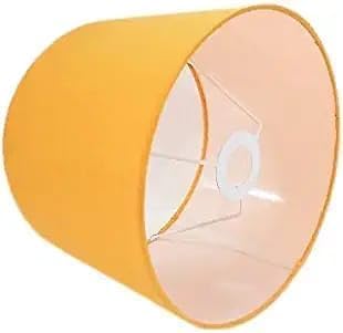 Cap Lamp Shade, Yellow, Drum Style, Ceiling or Table Light Cover-image-48