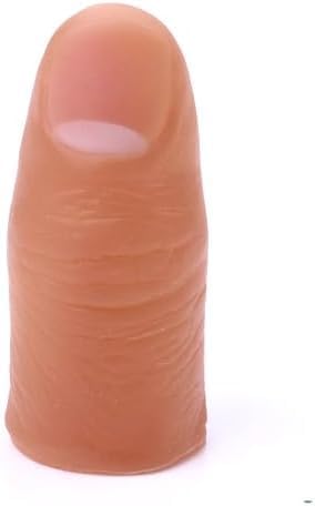 Miniatura 3 de MOMOMAGE 5 piezas de punta dura del pulgar dedo falso trucos de magia de cerca aparecen la magia desaparecer magia falso dedo truco accesorios