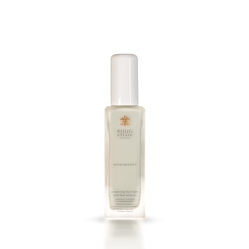 Rhug Wild Beauty - Protecting Day Cream with Blue Tansy Oil | Hydrating Face Moisturizer | 60ml | Made in the UK