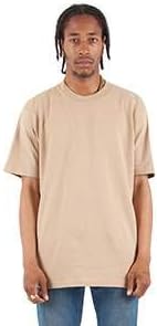 Shaka Wear Adult 7.5 oz., Max Heavyweight T-Shirt 5XL KHAKI