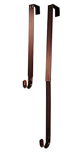 Oil-Rubbed Bronze : Haute Decor Adjustable Length Wreath Hanger, 20 lb