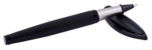 Image of amazon basics Elegant Ballpoint Pen with Case for Office and Gifting (Matte Black Body, Blue Ink)