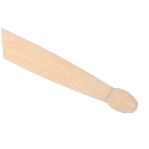 Baquetas de madera Kisangel, 2 pares, para batería, construcción suave y resistente, ideales para principiantes y profesionales miniatura 3