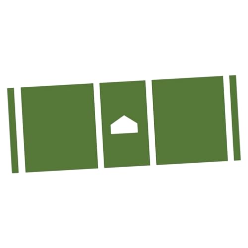 Colaxi Baseball Hitting Mat Hitting Practice Equipment Correct Standing Posture Outdoor Anti Slip Batting Cage Mat for Family T Ball, Green