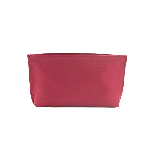 Alucky Purse Organizer Insert, Premium Nylon Bag Organizer With Zipper, Bag In Bag Liner Shaper Compatible For L-V Pochette Accessory, Wine Red #TOP1