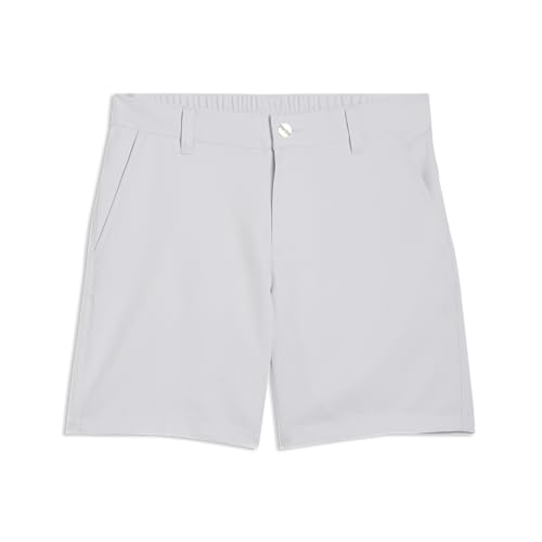 Puma Boys Golf Shorts, Platino Gray, L