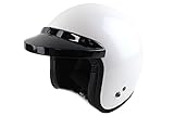 Marushin Motorrad Helm 'OpenFace C-131', weiß, Größe: XS bis XXL - Premium Line