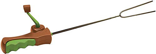 Hog Wild Reel Roaster, 27" - For Marshmallows, Hot Dogs, Camping, Barbeques, Fire Pits & More - Stainless Steel Extendable Rotating Skewer - Kids & Adults 8+