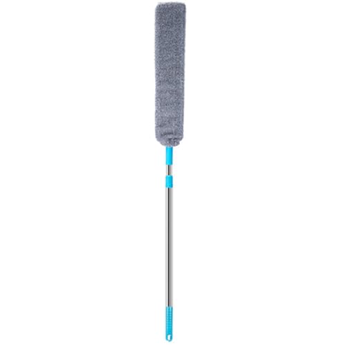 UKCOCO Plumero para Limpiar Debajo de Camas Mango Largo 130 CM Herramienta de Limpieza del Hogar Flexible Reutilizable y Suave para Eliminar Polvo en Habitaciones y Muebles