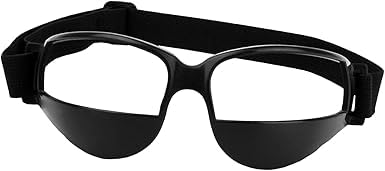 Pxiryanlow Black Basketball Dribbling Goggles 17x6cm