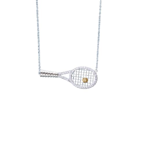 Raquette de tennis bijoux fins en coffret cadeau idéal pour mariée et anniversaire