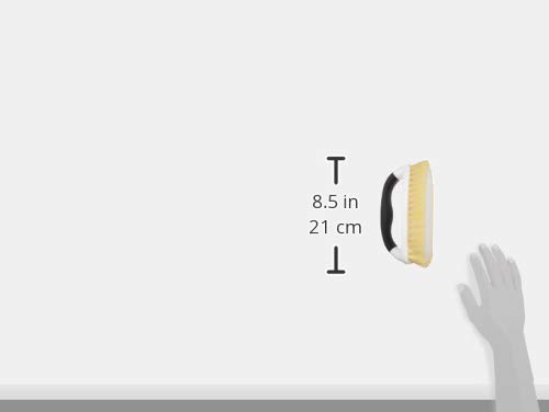 Amazon Basics Soft Grip Scrub Brush, Black, White #TOP4