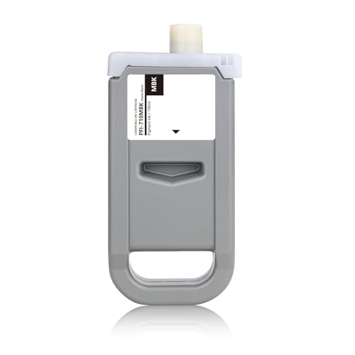 Cartouche Canon TX PFI-710 encre pigmentée noire mate TX-2000 700 ML puce