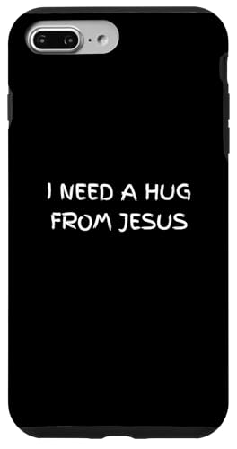 I Need A Hug from A Jesus ����ȃ��[���A �X�}�z�P�[�X iPhone 7 Plus/8 Plus �p
