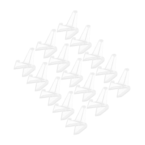 ERINGOGO 20Pcs Clear Guitar Pick Display Stand Holder for Plectrum Storage Compact and Stable Guitar Pick Organizer for Acoustic and Electric Guitars