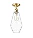 Innovations 516-1C-SG-G652-7 1-Light Semi-Flush Mount Satin Gold