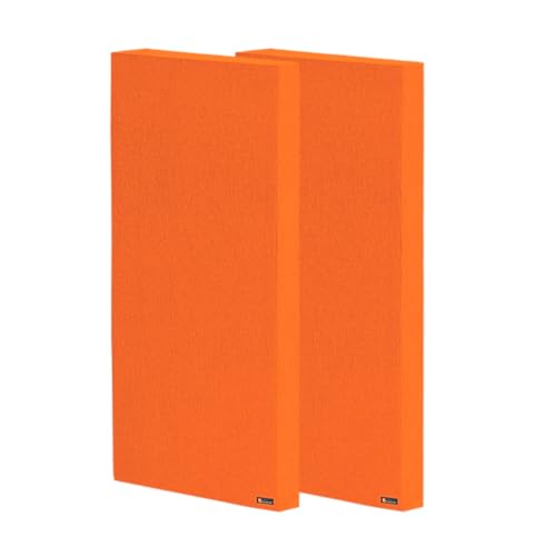 Image of Timber Acoustics Soundproofing Acoustic Panels, Rockwool Safe 'n' Silent Pro, Acoustic Room Treatment, 20 inchx40 inchx3 inch, NRC= 0.90(SET OF 2) (Orange)