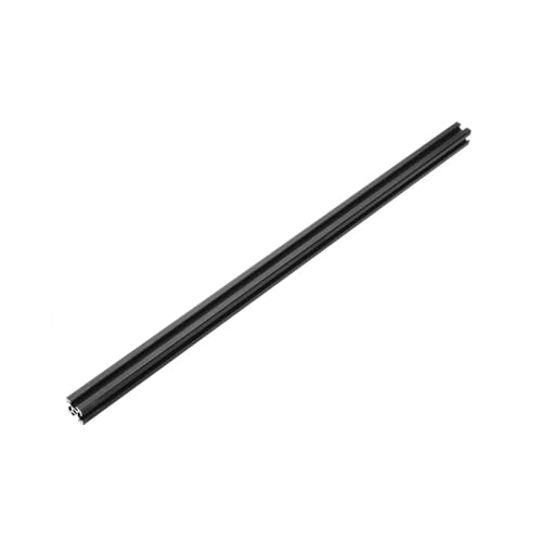 Rail linéaire à fente en T en aluminium noir pour un guidage ultra précis