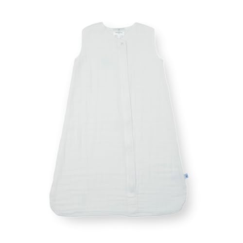 Little Unicorn Cotton Muslin Sleep Bag - White (Medium)