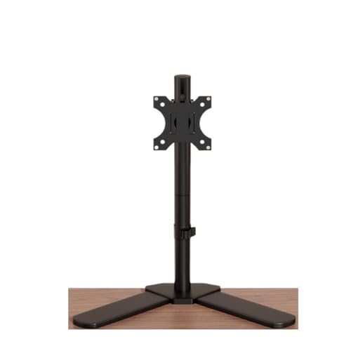 Support pour deux écrans avec base réglable en hauteur ergonomique