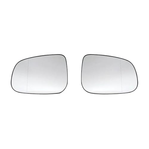 Miroir rétroviseur voiture pour Jaguar XE XF XJ | Paire de vitres de remplacement