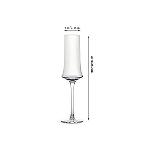 Copas de champán juego de 2 piezas el regalo de cristal perfecto para bodas y Navidad 3
