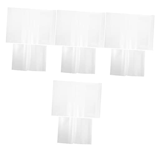 ULTECHNOVO 80 Pçs A5 Capa De Livro De Contas Alunos Pp Livro De Exercícios Transparente