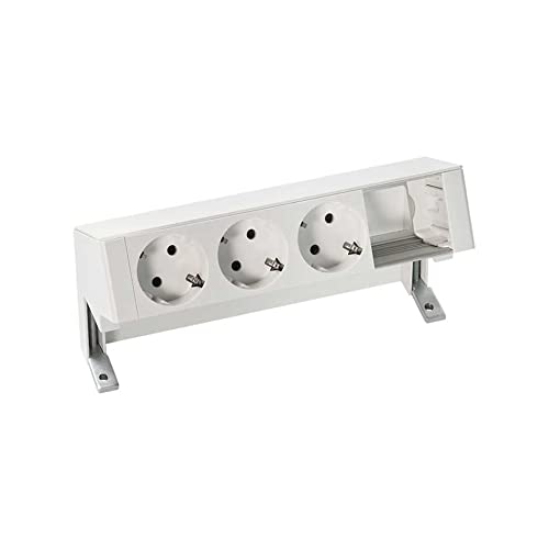 Bloc multiprise encastrable Simon 400 blanc pour optimiser vos réunions