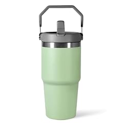 20oz-Green with Grey Lid