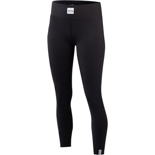 Legging Icecold Eivy côtelé : collant noir de ski et de yoga