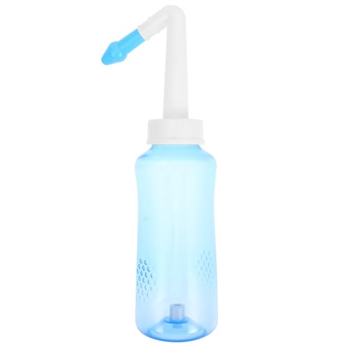 TOVINANNA Botella De Irrigación Nasal Manual Portátil 10Oz Para Lavado Nasal Seguro Ajustable Para Adultos Y Bebés Alivio De Congestión Cuidado Diario