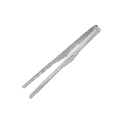 Titan Grillzange 17cm Ultraleichte Universalzange (19g) für Küche, BBQ, Tee & Outdoor Camping - Spülmaschinenfest, Rostfrei & Hitze-beständig - Ideal zum Servieren, für Salat und Eis Ti1011T