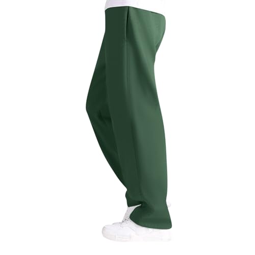 Pantalon léger homme en coupe droite décontractée et fluide