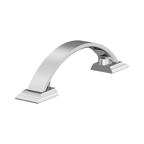 Image of Amerock BP2934926 | Polished Chrome Cabinet Pull | 3 inch (76mm) Center-to-Center Cabinet Handle | Candler | Furniture Hardware