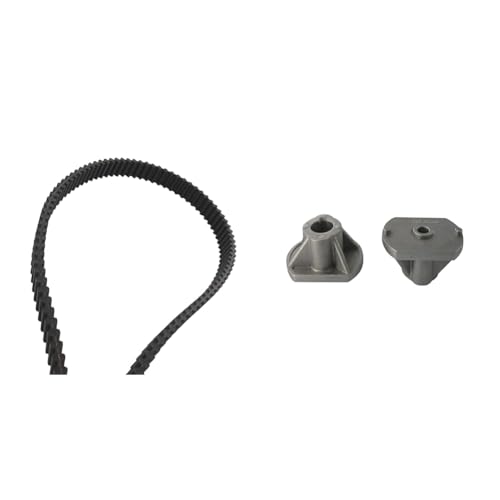 Courroie double denture 1600mm tracteur tondeuse avec moyeu de lame