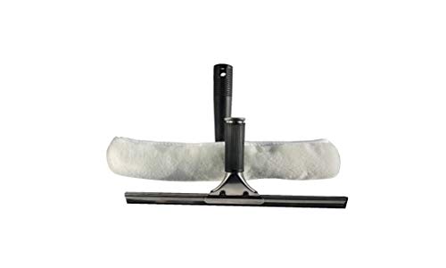 Raclette à vitres acier de 35 cm et mouilleur pour les baies vitrées de la maison