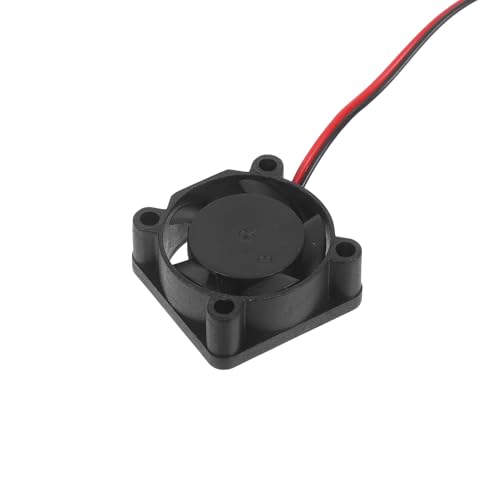 SHINEOFI Ventilador Silencioso de Refrigeración Dc 25 Mm Mini Portátil para CPU y Fuentes de Alimentación, Ventilador Axial Compacto de Plástico Resistente para Impresoras 3d, Routers y