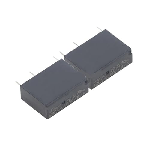 Relais de puissance 5V 5A SRSA-05VDC-SL-A pour circuit imprimé Lot de 10 pièces