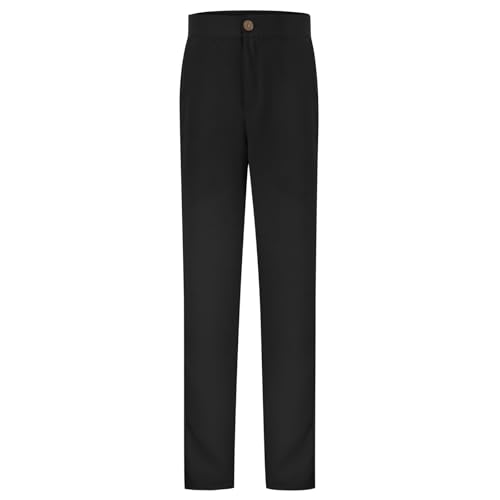 Pantalon uniforme fille habillé extensible de 5 à 16 ans