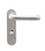 Produktbild Buddy4Home house accessoires Türgriff Bad WC Kurzschild Türgarnitur Türbeschlag U-Form Kunststoff Weiß Türklinke Drückergarnitur Zimmer Türbeschläge Innentüren Set