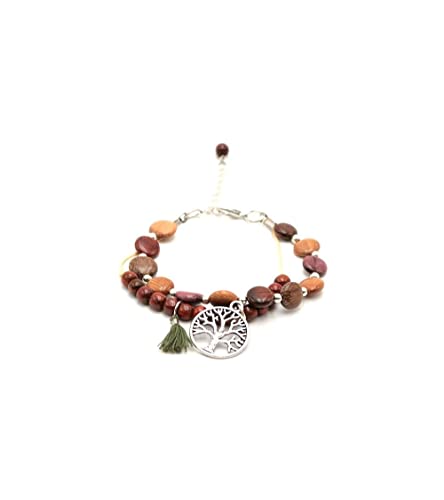 Bracelet en bois femme Cecilia pour sublimer vos tenues d'été bohèmes