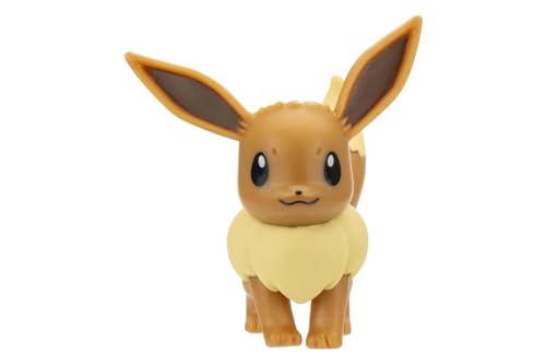 Pokémon Conjunto de mini bonecos Evoli & Rotom Battle, 5 cm, do pacote de bonecos Battle