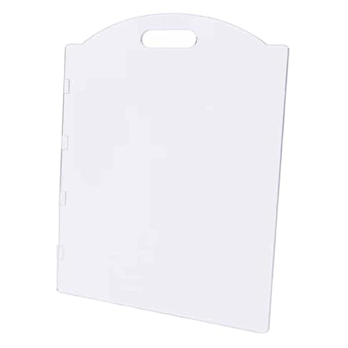 MagiDeal Cancello per Cani 50 X 60 Cm, Recinzione Trasparente Barriera per Animali Domestici in Acrilico, Recinti Gioco per Gatti Conigli, per Creare Barriere Interne Flessibili O Aree Gioco