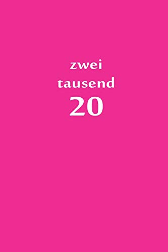 zweitausend 20: Ingenieurkalender 2020 A5 Pink Rosa Rose (German Edition)