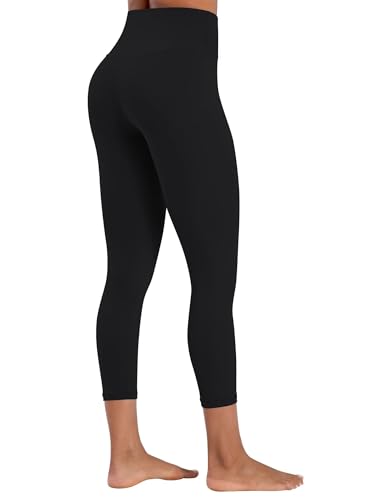 Sunzel Sunzfly Capri Leggings for Women, High Waisted Yoga Pants with Tummy Control for Workout Running Gym3