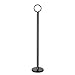 New Star Foodservice 27716 Ring-Clip Table Number Holder/Number Stand/Place Card Holder, 12-Inch, Set of 12, Black Finish